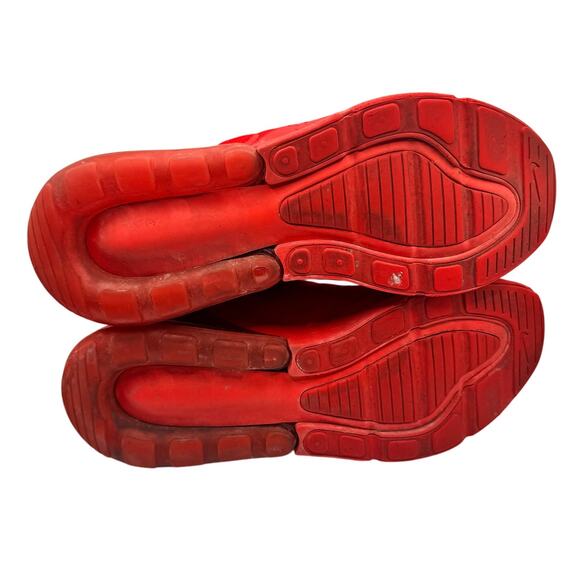 Nike Air Max 270 Triple Red CV7544-600 Men’s Size 12 Sneakers - Picture 7 of 8